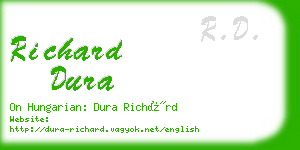 richard dura business card
